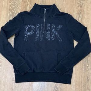 Victoria’s Secret PINK Black Pullover Sweatshirt